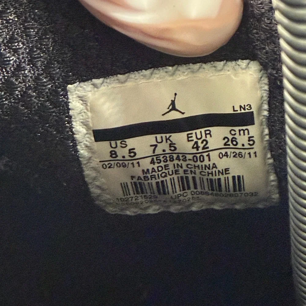 Size‎ 8.5 Air Jordan Trunner 11 LX Black White Mens Athletic Sneakers 453843-001